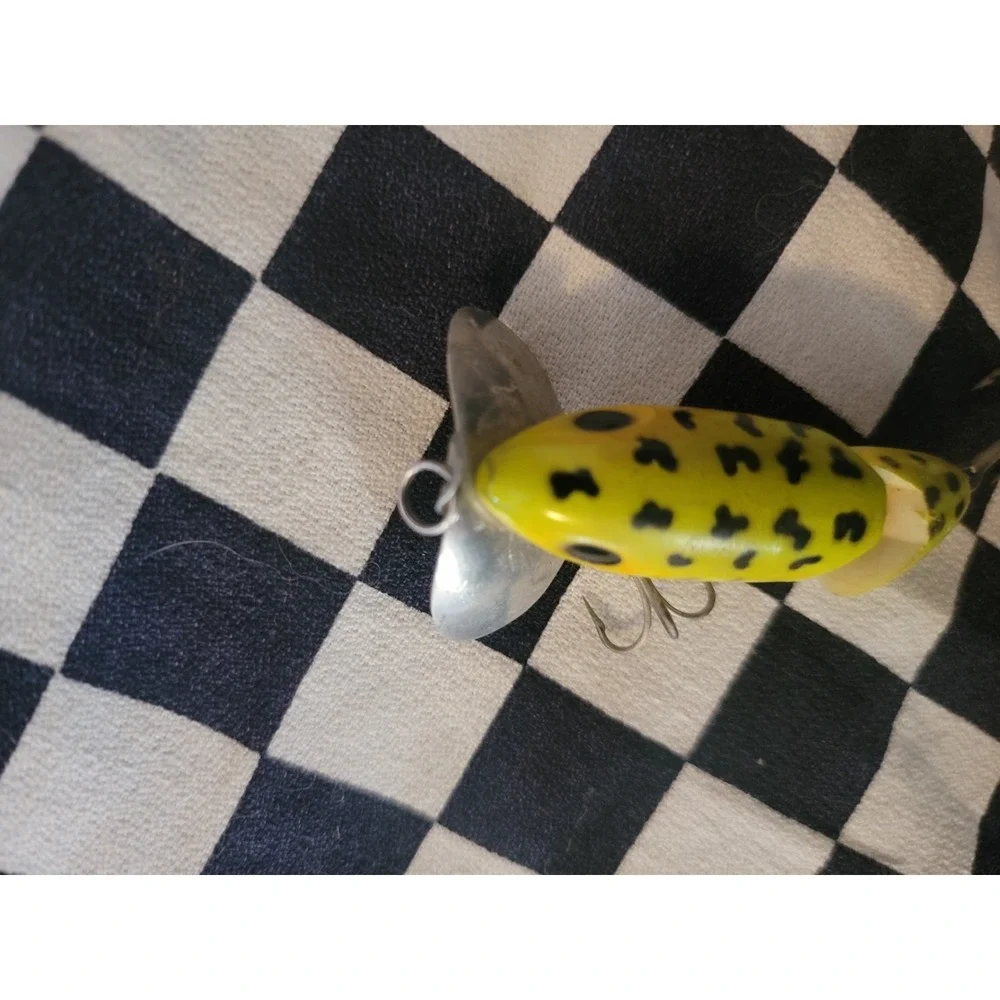Vintage Fred Arbogast‎ Jitterbug Frog  Jointed Topwater Lure Akron Ohio